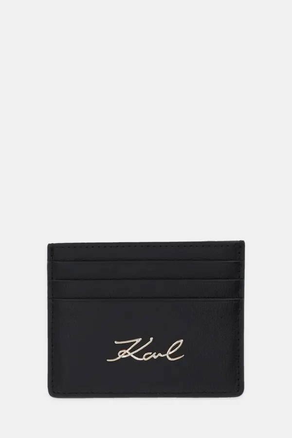 Karl Lagerfeld Kožni etui za kartice Karl Lagerfeld K/SIGNATURE