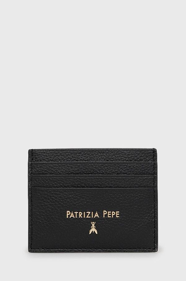 Patrizia Pepe Kožni etui za kartice Patrizia Pepe boja: crna