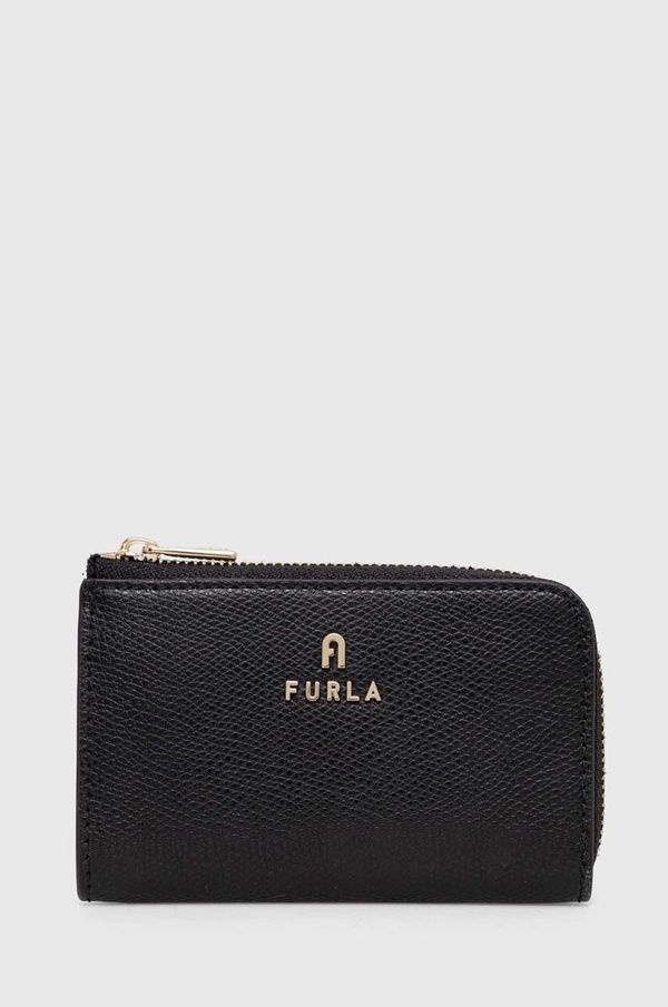 Furla Kožni etui za ključeve Furla Camelia boja: crna