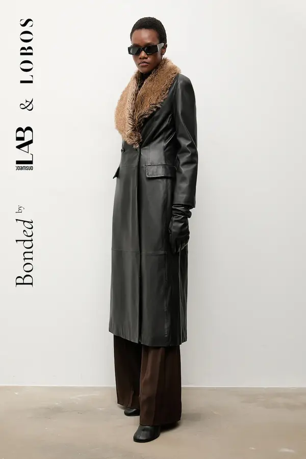 Answear.LAB Kožni kaput Bonded by Answear.LAB & LOBOS