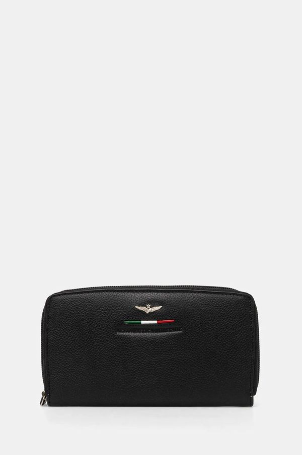 Aeronautica Militare Kožni novčanik Aeronautica Militare IN za žene, boja: crna, AM157