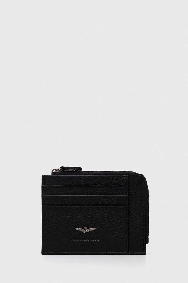 Aeronautica Militare Kožni novčanik Aeronautica Militare za muškarce, boja: crna