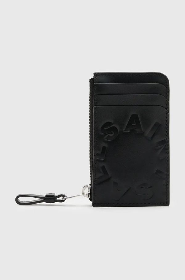 AllSaints Kožni novčanik AllSaints TIERRA za muškarce, boja: crna, M266XB