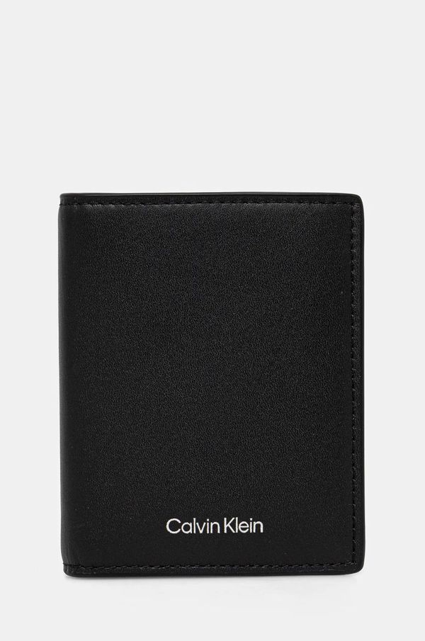 Calvin Klein Kožni novčanik Calvin Klein za muškarce, boja: crna, K50K512694