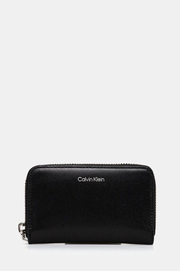 Calvin Klein Kožni novčanik Calvin Klein za muškarce, boja: crna, K50K512705