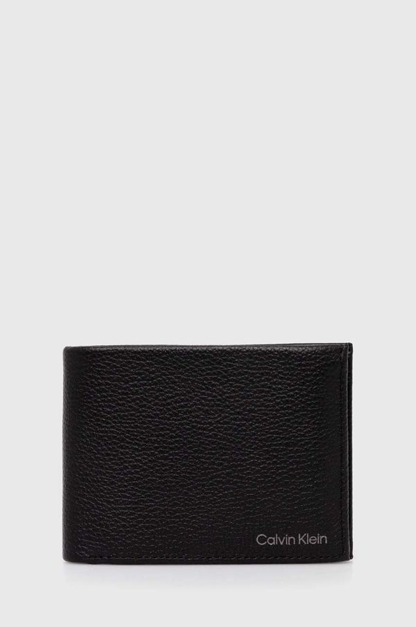 Calvin Klein Kožni novčanik Calvin Klein za muškarce, boja: crna
