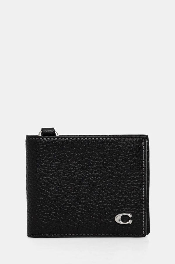 Coach Kožni novčanik Coach za muškarce, boja: crna, CZ057