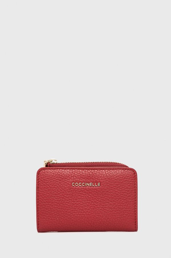 Coccinelle Kožni novčanik Coccinelle za žene, boja: bordo