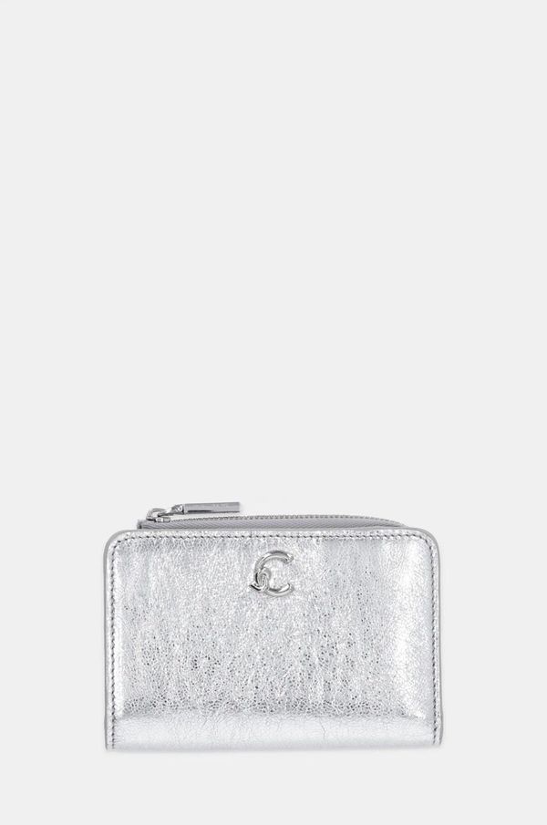 Coccinelle Kožni novčanik Coccinelle za žene, boja: srebrna, E2 SUB 11 D1 01