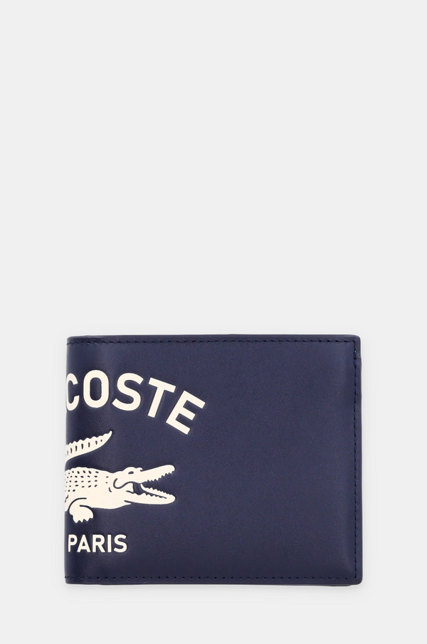 Lacoste Kožni novčanik Lacoste za muškarce, boja: tamno plava, NH4662FW
