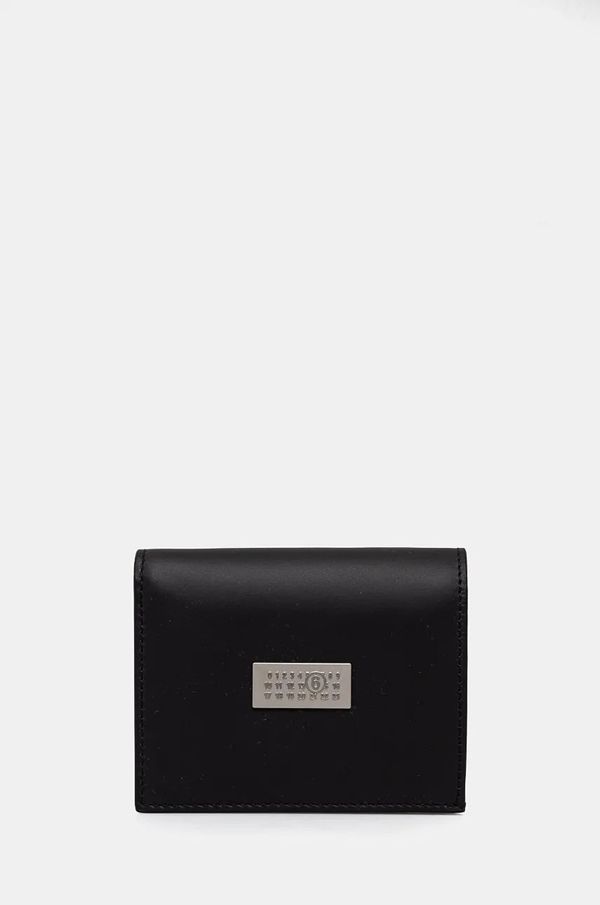 MM6 Maison Margiela Kožni novčanik MM6 Maison Margiela boja: crna, SA5UI0015.P7179