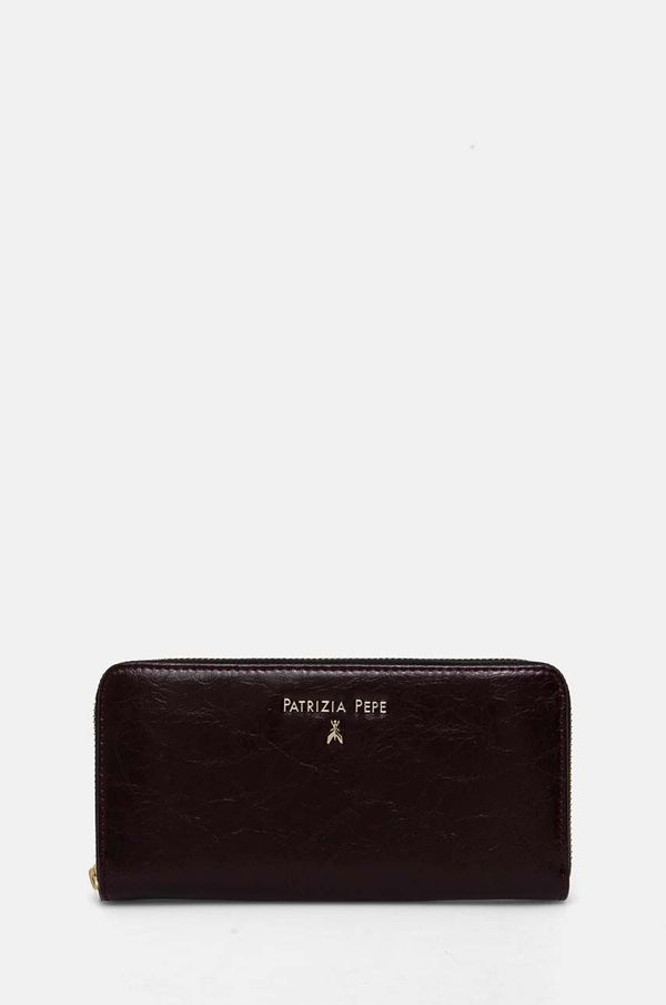 Patrizia Pepe Kožni novčanik Patrizia Pepe za žene, boja: bordo, 2Q4879 L131