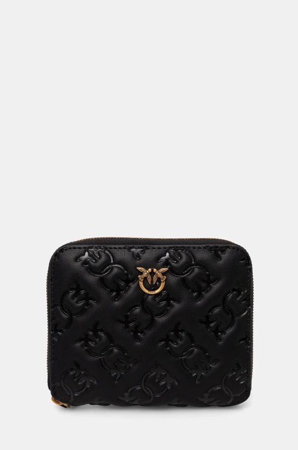 Pinko Kožni novčanik Pinko za žene, boja: crna, 100249 A1YB