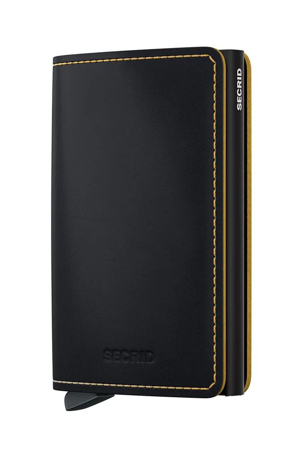 Secrid Kožni novčanik Secrid boja: crna, SM-Black & Ochre