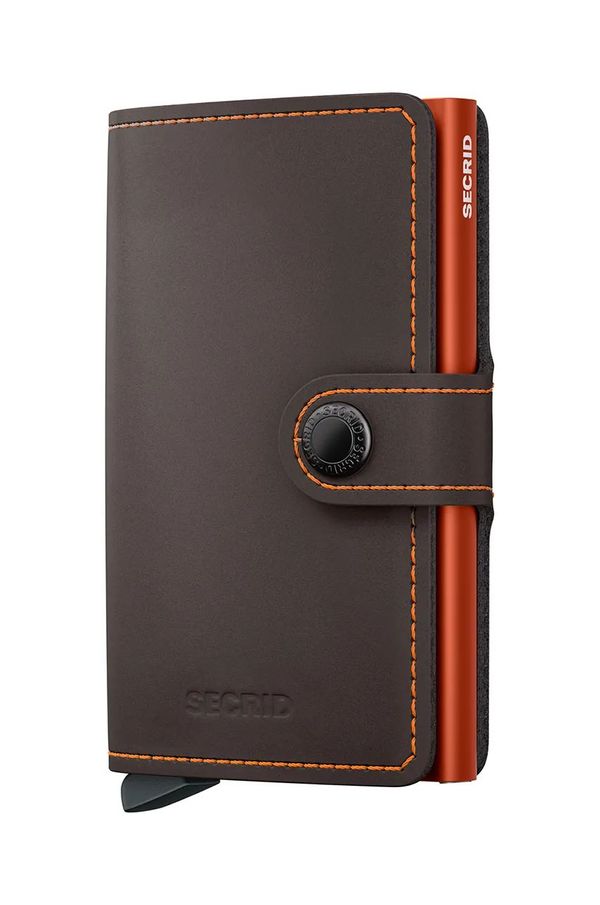 Secrid Kožni novčanik Secrid boja: smeđa, MM-Truffle & Orange