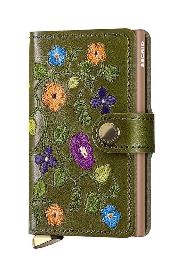 Secrid Kožni novčanik Secrid boja: zelena, MSt-Olive