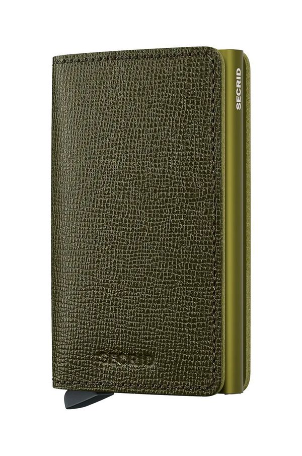 Secrid Kožni novčanik Secrid boja: zelena, SC-Kelp