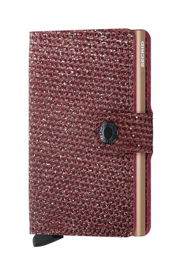 Secrid Kožni novčanik Secrid Miniwallet Sparkle Red boja: crvena