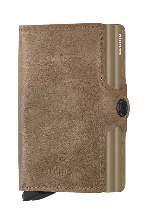 Secrid Kožni novčanik Secrid Twinwallet Vintage Taupe boja: bež