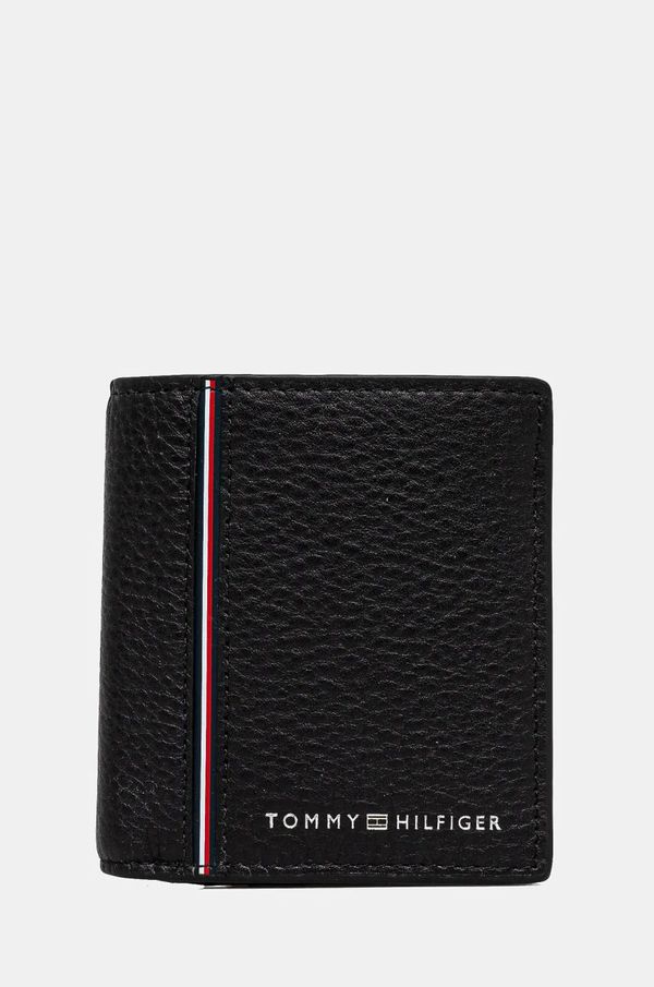 Tommy Hilfiger Kožni novčanik Tommy Hilfiger za muškarce, boja: crna, AM0AM13045
