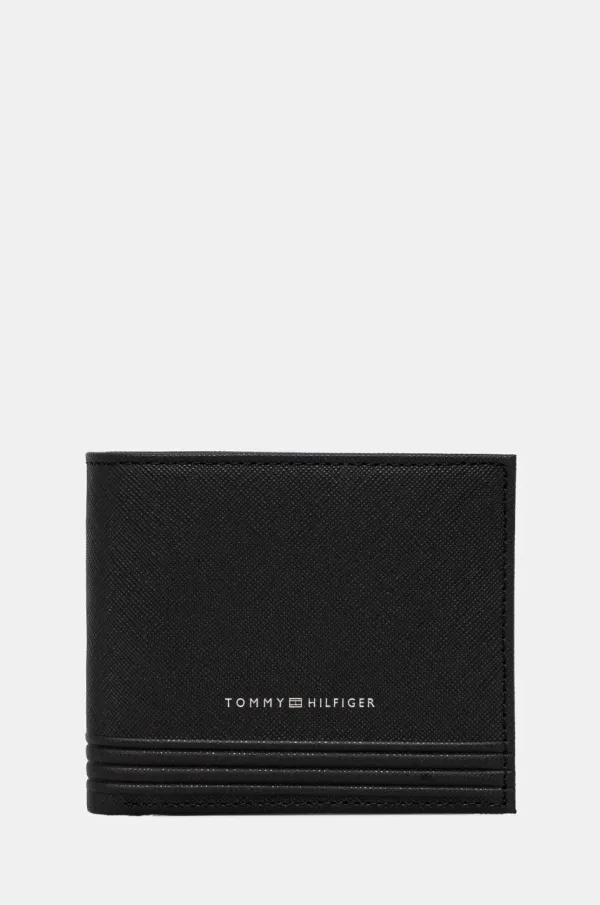 Tommy Hilfiger Kožni novčanik Tommy Hilfiger za muškarce, boja: crna, AM0AM13259