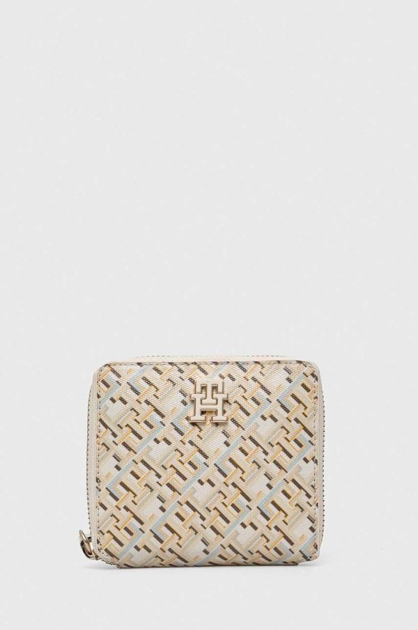 Tommy Hilfiger Kožni novčanik Tommy Hilfiger za žene, boja: bež