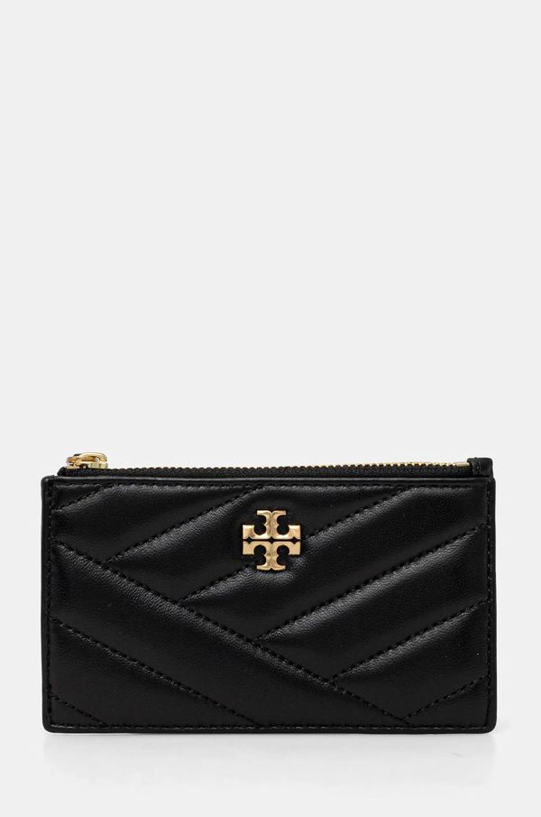 Tory Burch Kožni novčanik Tory Burch Kira za žene, boja: crna, 156556.001