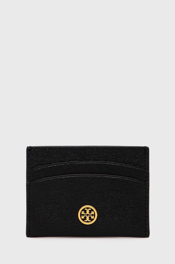 Tory Burch Kožni novčanik Tory Burch za žene, boja: crna
