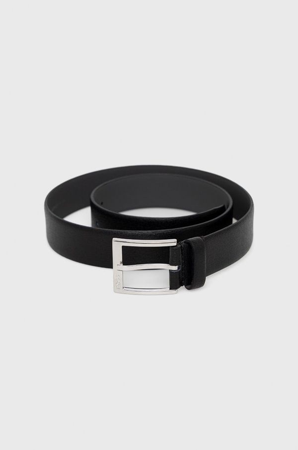 Boss Kožni remen BOSS za muškarce, boja: crna, 50471181