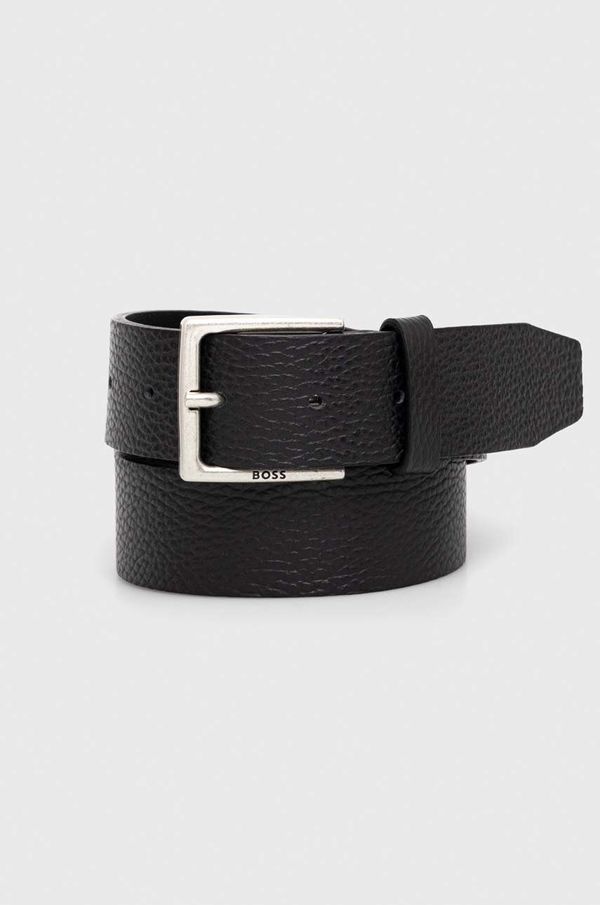 Boss Kožni remen BOSS za muškarce, boja: crna, 50512758