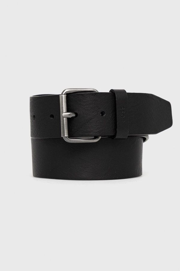 Boss Kožni remen BOSS za muškarce, boja: crna