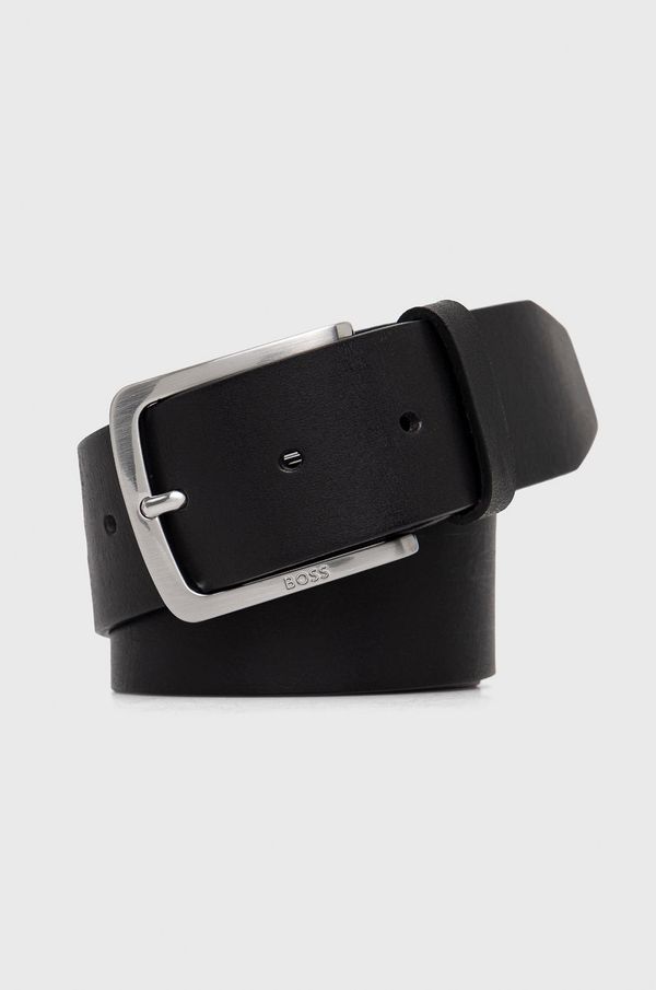 Boss Kožni remen BOSS za muškarce, boja: crna
