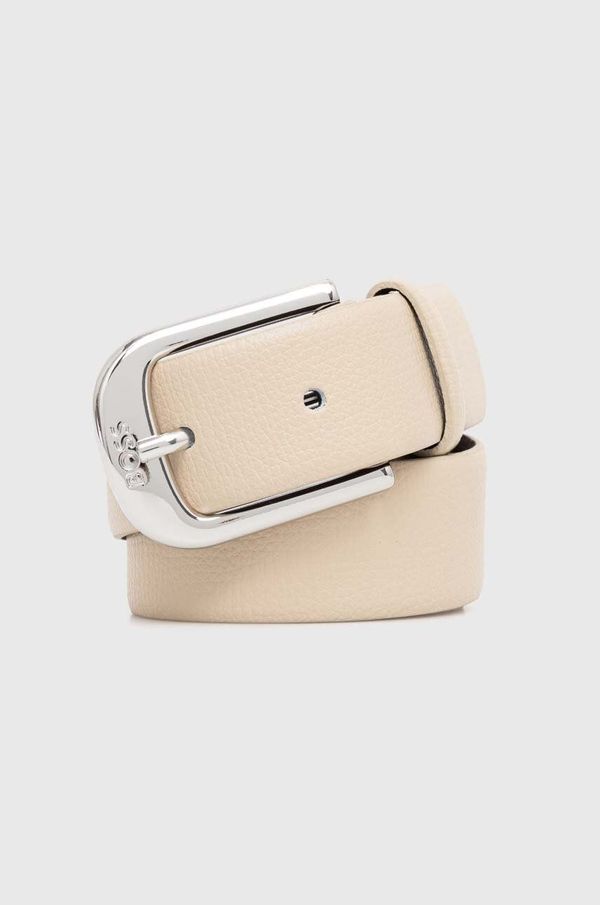 Boss Kožni remen BOSS za žene, boja: bež, 50480651