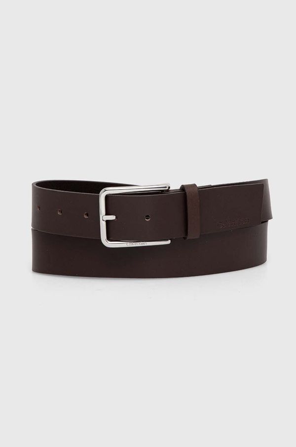 Calvin Klein Kožni remen Calvin Klein za muškarce, boja: smeđa
