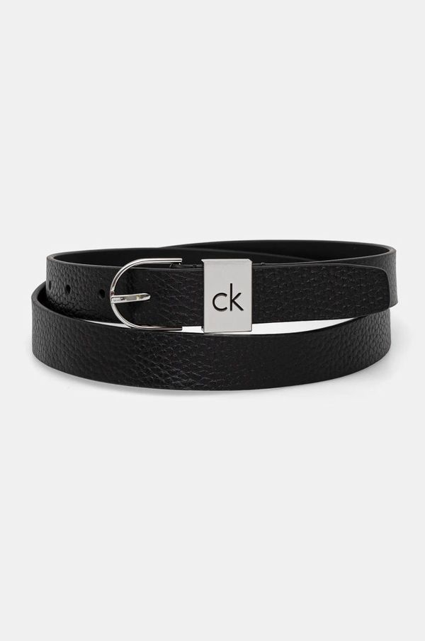 Calvin Klein Kožni remen Calvin Klein za žene, boja: crna, K60K612856