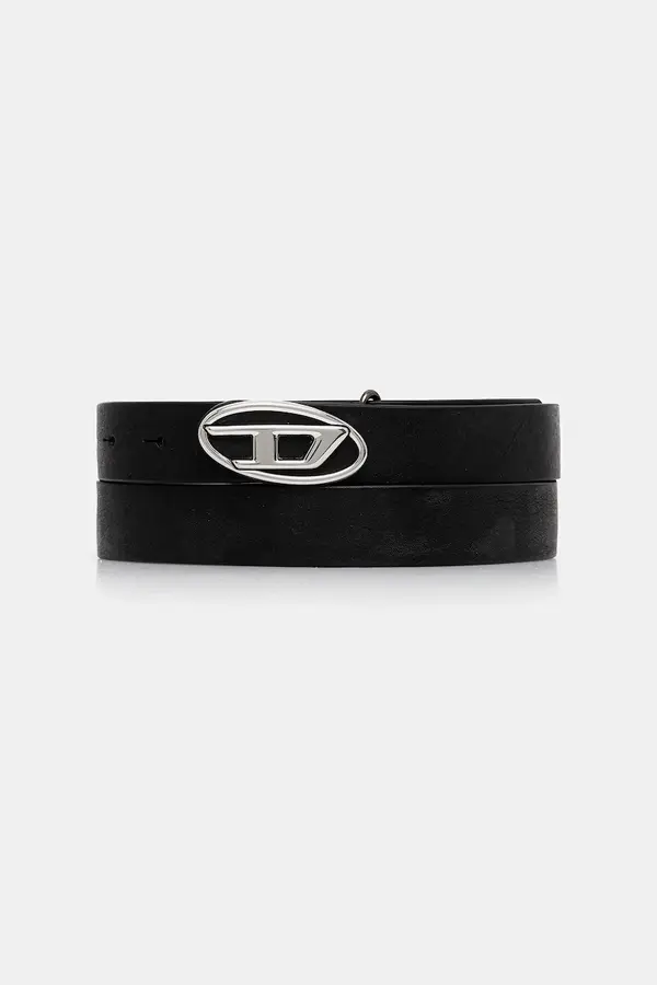 Diesel Kožni remen Diesel OVAL D LOGO B-1DR-LAYER
