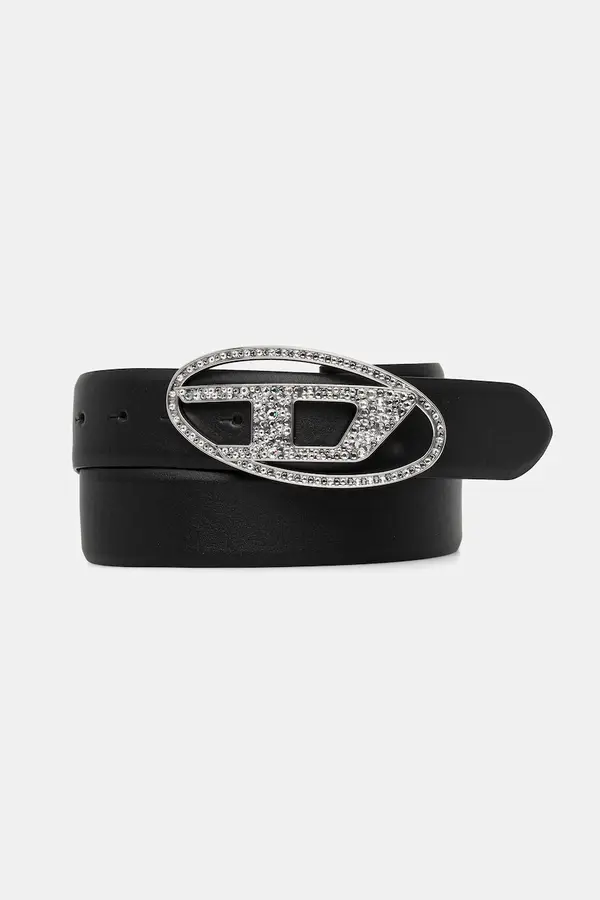 Diesel Kožni remen Diesel OVAL D LOGO B-1DR STRASS
