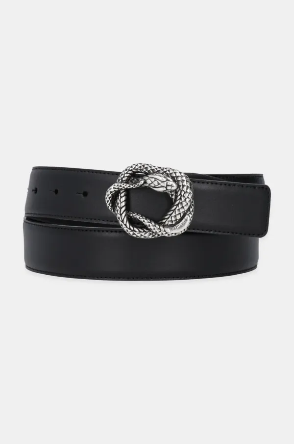 Just Cavalli Kožni remen Just Cavalli za muškarce, boja: crna, 78QA6F40 ZP296