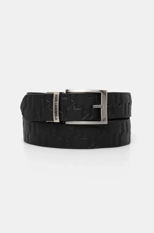 Karl Lagerfeld Kožni remen Karl Lagerfeld za muškarce, boja: crna, 551454.815300