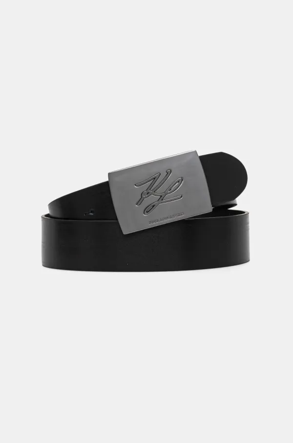 Karl Lagerfeld Kožni remen Karl Lagerfeld za muškarce, boja: crna, 552438.815300