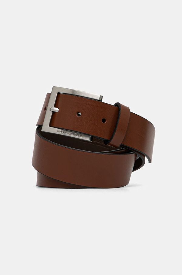 Karl Lagerfeld Kožni remen Karl Lagerfeld za muškarce, boja: smeđa, 551498.815300