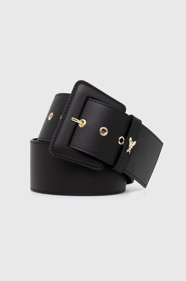 Patrizia Pepe Kožni remen Patrizia Pepe za žene, boja: crna