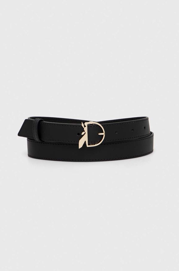 Patrizia Pepe Kožni remen Patrizia Pepe za žene, boja: crna