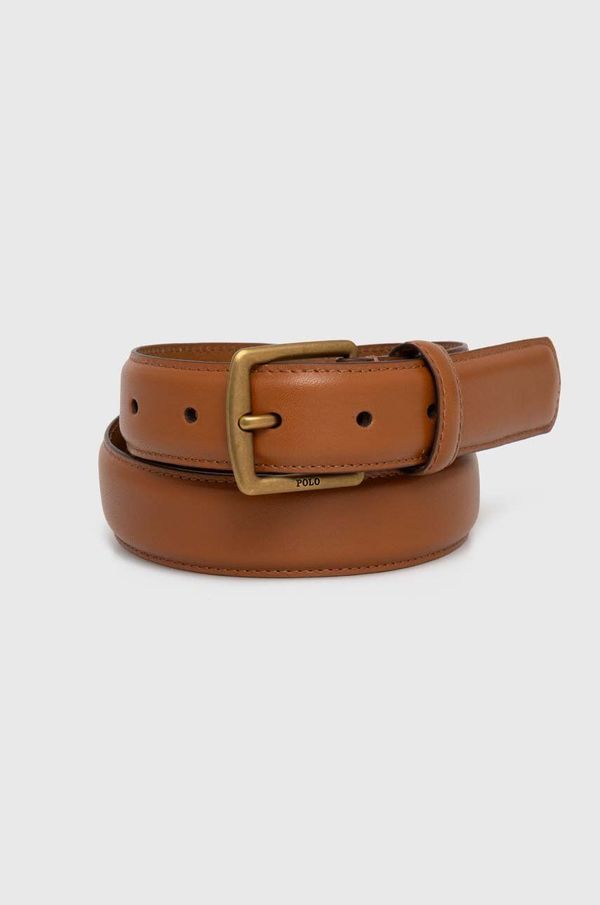 Polo Ralph Lauren Kožni remen Polo Ralph Lauren za muškarce, boja: bež