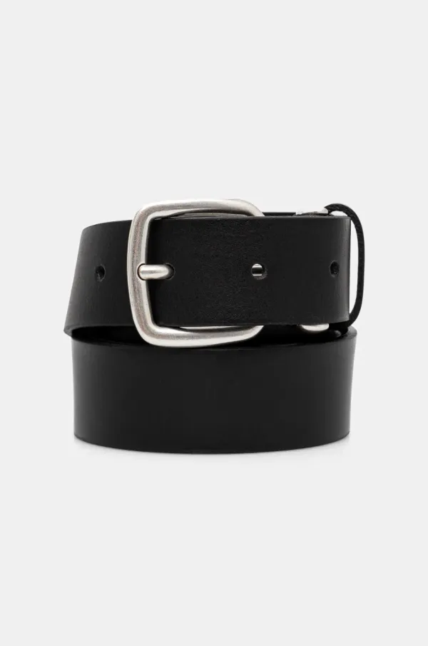 Sisley Kožni remen Sisley za muškarce, boja: crna, 6G8ZSL01A