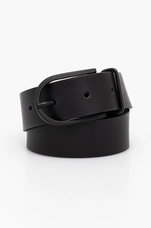 Sisley Kožni remen Sisley za muškarce, boja: crna, 6G8ZSL01C