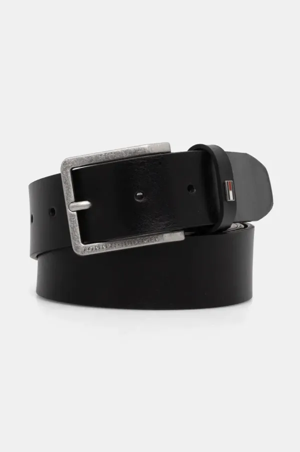 Tommy Hilfiger Kožni remen Tommy Hilfiger za muškarce, boja: crna, AM0AM11462