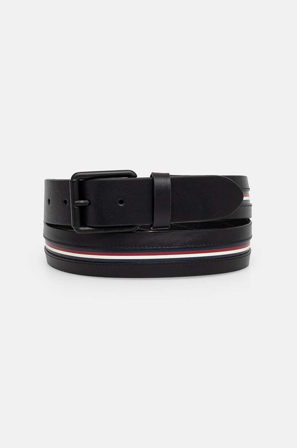 Tommy Hilfiger Kožni remen Tommy Hilfiger za muškarce, boja: crna, AM0AM12813