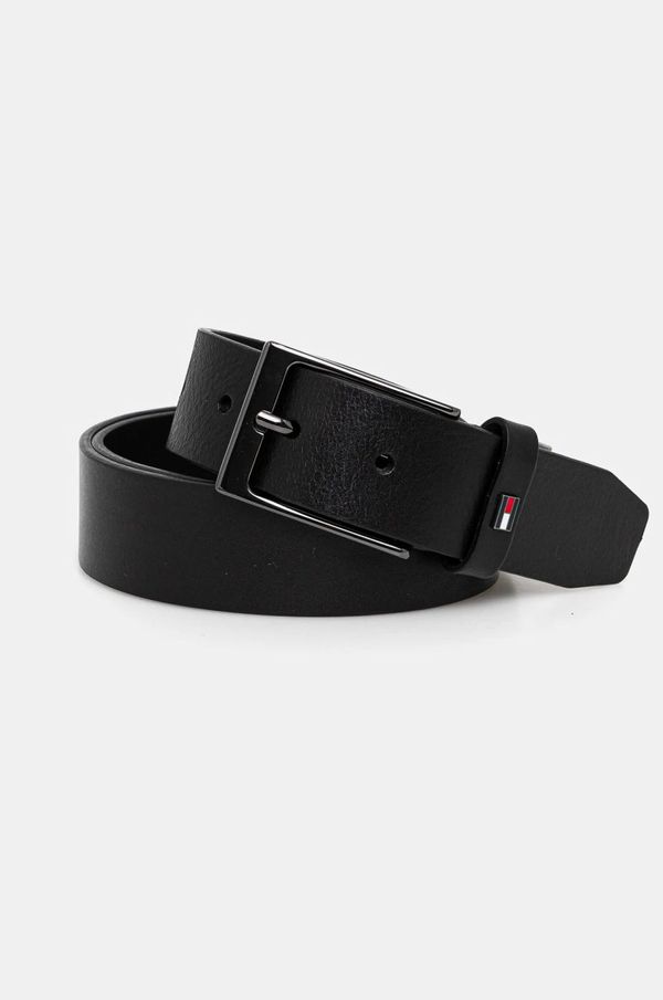 Tommy Hilfiger Kožni remen Tommy Hilfiger za muškarce, boja: crna, AM0AM13016