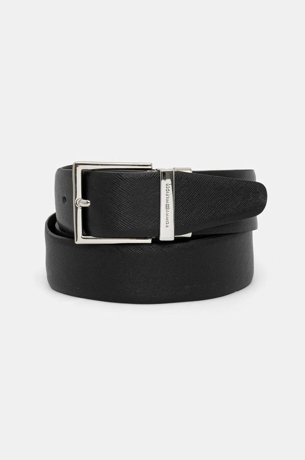 Tommy Hilfiger Kožni remen Tommy Hilfiger za muškarce, boja: crna, AM0AM13023